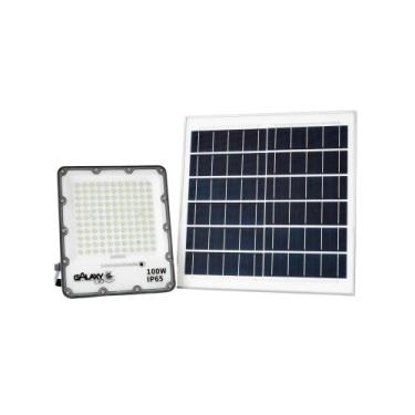 Imagem de Refletor de Led IP65 100W com Placa Solar - GALAXY