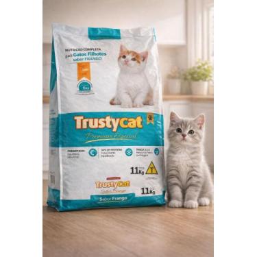 Imagem de Ração Trusty Cat Premium Especial para Gatos Filhotes-Sabor Frango 11k