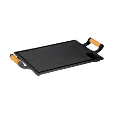 Imagem de Bifeteira Chapa Lisa 93785LB para Bifes em Ferro Fundido Distribuicao Uniforme Fogao a Gas e Inducao Libaneza