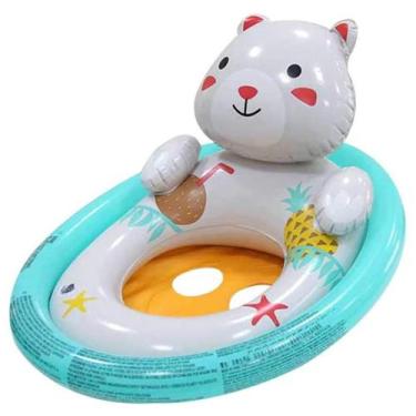 Imagem de Boia Bote Inflável Urso para Bebês Criança Bestway