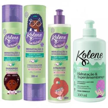 Imagem de Kit Kolene Cachinhos Hidratação e Superdesembaraço 4 Itens