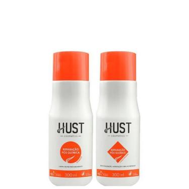 Imagem de Kit Reparação Pós Química - Shampoo E Condicionador - Hust Cosmetics