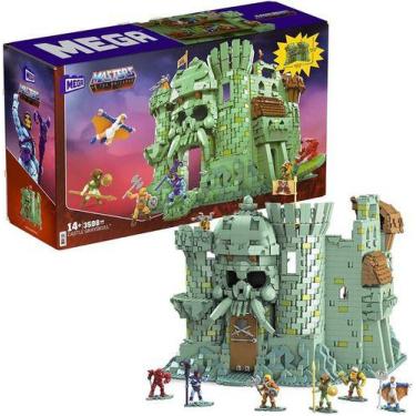 Imagem de Mega Construx Castelo De Grayskull 48cm 3508 Pçs He-Man C/Nf - Mattel