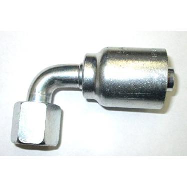 Imagem de Parker HF 13943-06-06-13943-6-6 Fitting 3/8" Hose x 3/8" Female JIC 37° - Swivel - 90° Elbow - Short Drop