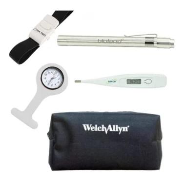 Imagem de Kit Acessorios Para Curso Estagio De Enfermagem Completo (PRATEADO)
