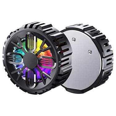 Imagem de TECKEEN Ventilador de resfriamento com controle de temperatura para telefone tablet, refrigerador de celular de conversão de frequência inteligente de maior potência