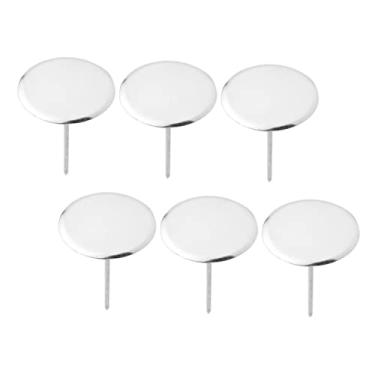 Imagem de HEMOTON 6 Unidades Pregos De Montagem De Aço Inoxidável Unha De Flor De Glacê Assar Unhas Para Bolos Prego De Decoração De Aço Inoxidável Rosa Para Bolo Levantador De Bolo Manicure Geada