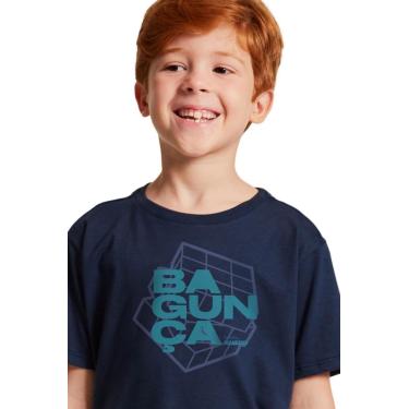 Imagem de Infantil - Camiseta Mini Bagunça Reserva Mini Azul Marinho  menino