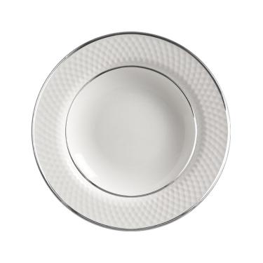 Imagem de Conjunto com 6 Pratos Fundo Relevo Silver Ø25cm