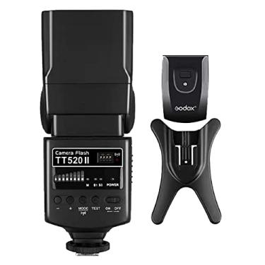 Imagem de Câmera Godox Thinklite Flash TT520II com sinal sem fio de 433 MHz integrado para câmeras Canon Nikon Pentax Olympus DSLR Flash