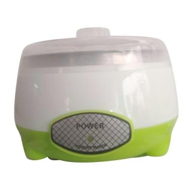 Imagem de Generic Aparelhos elétricos de cozinha para fabricação de iogurte, fáceis de usar, máquina automática de fermentação de temperatura constante e baixo ruído, Forro de aço verde