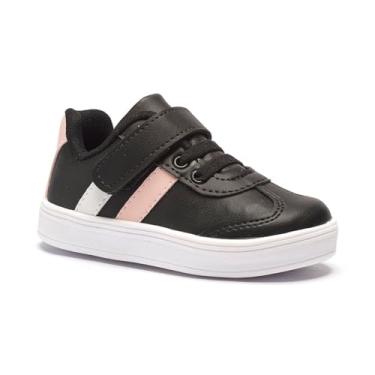 Imagem de Tênis Feminino Infantil Tininha Casual Escolar (Preto, BR, Criança de 4 a 8 anos, Numérico, 27)