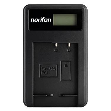 Imagem de Norifon NP-BG1 Carregador USB LCD para Sony Cyber-shot DSC-H50 DSC-H55 DSC-H70 DSC-H90 DSC-HX30V DSC-HX5V DSC-HX7V DSC-HX9V DSC-W150 DSC-W290 DSC-W230 DSC-W220 DSC-W200 DSC-W300 e mais