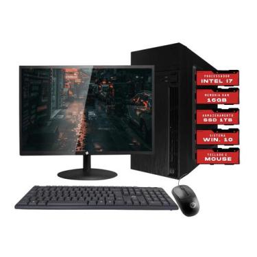 Imagem de Computador Desktop Completo intel core i7 2ªgen 16GB SSD 1TB - TBI