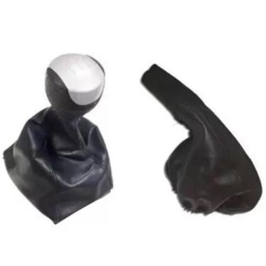 Imagem de Coifa Câmbio Alavanca Freio Mão Bola Palio 1996 A 2011 Kit - 5259374