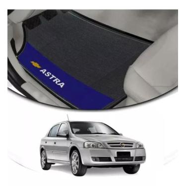 Imagem de Kit 4 Tapete De Carro Astra Gm Bordado Personalizado Símbolo - LM MAGA