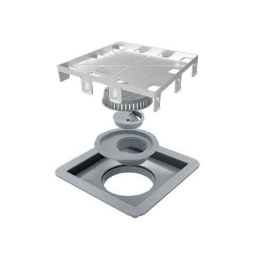 Imagem de Ralo Linear SQUARE Tampa Oculta 10X10CM - ELLEVE
