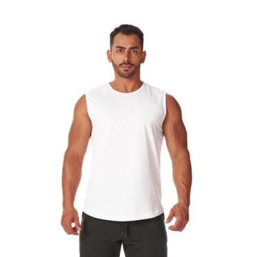 Imagem de Regata Academia Machão Tradicional Masculina Camisa Caminhada Corrida 