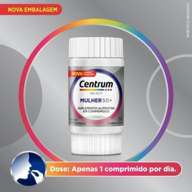 Imagem de Suplemento Vitamínico Centrum Select Mulher 50+ 60 Comp.