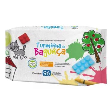 Imagem de Toalhas Umedecidas Turminha da Bagunça 96 unidades - Personalidade Bab