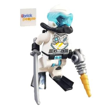 Imagem de LEGO Ninjago: Zane Seabound in Scuba Gear with Drill Gun and Katana