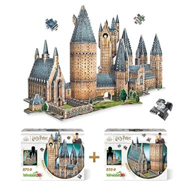 Imagem de Wrebbit3d Hogwarts Castle 3D Puzzle for Teens and Adults | Great Hall Astronomy Tower Bundle | 1725 Jigsaw Puzzle Pieces | Not Just an Ordinary Model Kit for Adults | Great Gift for Harry Potter Fans
