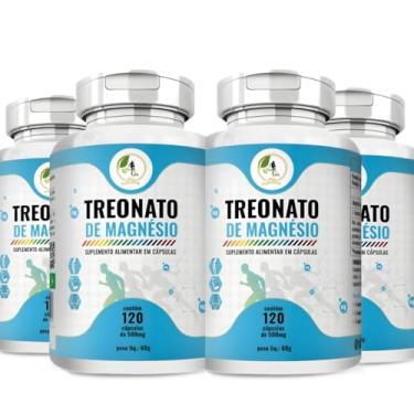 Imagem de KIT C/4 Un. Treonato de Magnésio 120 Cápsulas - Fits Life