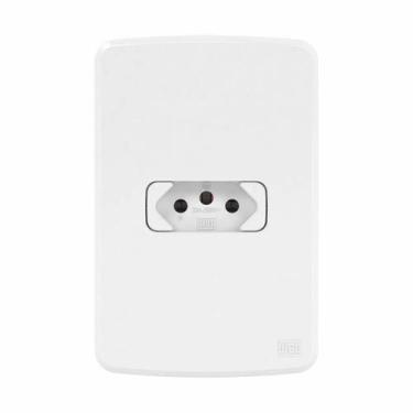 Imagem de Conjunto 1 tom 2p+t 20a placa 4x2 branco compose - weg