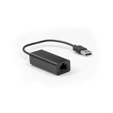 Imagem de Adaptador Plus Cable ADP-USBLAN100BK USB 2.0 (M) x RJ45