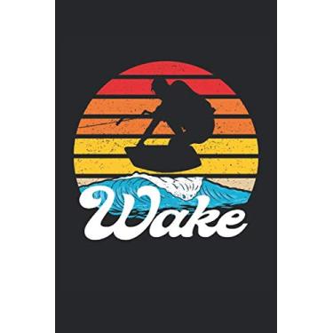 Imagem de Wakeboard: A5 Checkered Notebook - to plan, organize and write down