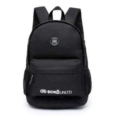 Imagem de Mochila Masculina Reforçada Bolsa Espaçosa Estojo Escolar Faculdade Tr