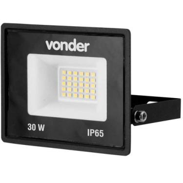 Imagem de Refletor LED 30W 2.100 lúmens 6500K luz branca - Vonder