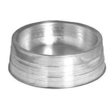 Imagem de Comedouro Alumínio Pesado Para Cães Gigante Caixa Com 3 Unidades - Agr