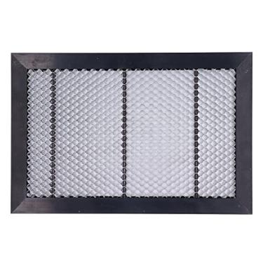 Imagem de 5sssallefaa Mesa de trabalho de favo de mel a laser, bancada de colmeia de alumínio, cama de corte a laser usinada CNC, proteção de mesa de plataforma de placa, compatível com várias máquinas de