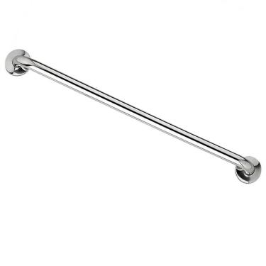 Imagem de Barra de Apoio 70cm Inox Segurança Idoso Cadeirante Deficiente Banheiro Box Corrimao Suporte Acessibilidade Evita Acidente