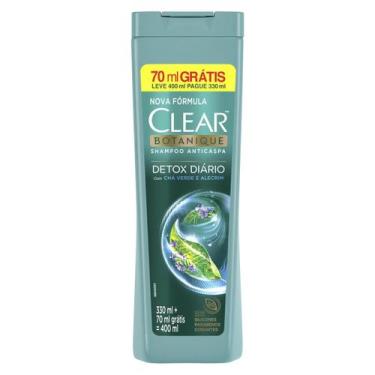 Imagem de Kit c/ 6 Shampoo Anticaspa Clear Detox Diario 400ml