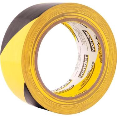 Imagem de Fita de Demarcação 48mm x 30Mts Zebrada - 10.65.504.372 - VONDER