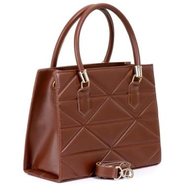 Imagem de Bolsa Feminina Transversal E Lateral De Ombro Alça Tiracolo (Marrom Caramelo)