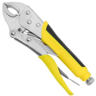 Imagem de Alicate De Pressão Cabo Emborrachado 10'' Curvo Tradestar