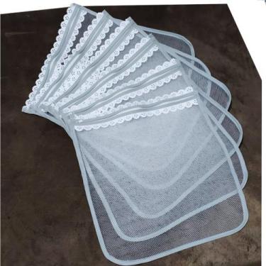 Imagem de Kit com 4 Saquinho Maternidade com Zíper Tule Reforçado - Mãe e Filho 