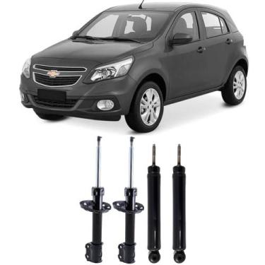 Imagem de 04 Amortecedores Chevrolet Agile 2009 Até 2014 DianteiroTraseiro - Tri