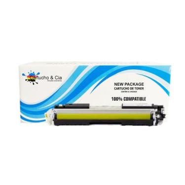 Imagem de Toner Compatível Ce312A 126A Amarelo Cp1025 Cp1020 - Cartucho & Cia