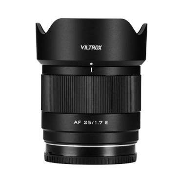 Imagem de VILTROX Lente de montagem 25 mm F1.7 E, AF 25 mm F1.7 E para Sony E, lente APS-C Prime para Sony a6400 a6500 a6600 ZV-E10 FX30 A6700 ZC-E10II a7LL/A, a7RLL/A, a7LL/A, a7RLL/A,