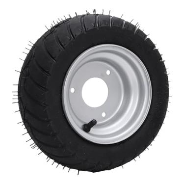 Imagem de Fockety 13x5.00-6 13/5.00-6 Reboque do Pneu Montagem de Roda, Pneu de Reboque Anti-deslizamento de 6 Polegadas na Borda para ATV, Quadrando, Off Road, Go Kart, Carrinho de Golfe