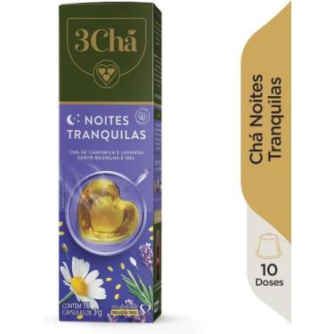 Imagem de Cápsulas Três Corações Caixa com 10 Cápsulas, Chá Noites Tranquilas
