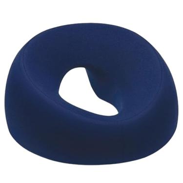 Imagem de Travesseiro de rosto para baixo, almofada de massagem facial de espuma viscoelástica respirável, lavável e removível, suporte de cabeça de massagem para salão de beleza, mesa de escritório