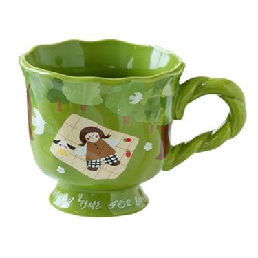 Imagem de AFXGUSD Caneca de Café de Cerâmica, Caneca Grande, Enfeite de Artesanato, Louça Criativa, Xícara de Chá