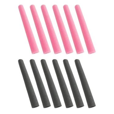 Imagem de RNXRZANK Pacote com 12 Mangas de Espuma para Postes de Cerca de Trampolim, Tubos de Espuma, Capas de Tubo para Jardim E Acessórios para Trampolim Infantil, Rosa E Preto