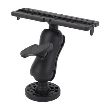 Imagem de Depisuta Base de montagem para sonar de peixes, rotação de 360°, altura ajustável, suporte para sonar de peixes, placa de montagem portátil para barco, caiaque, pontão e canoa