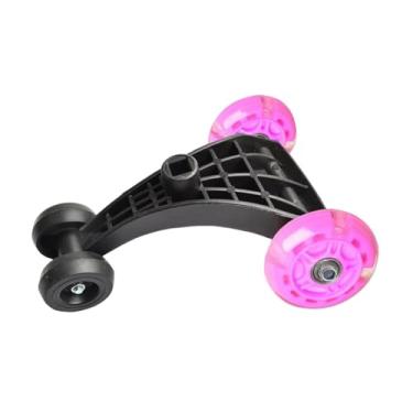 Imagem de JunZheHub Tripé para Carro Giratório Infantil, Acessório para Roda de Brinquedo com Furo Quadrado E Roda de Balanço, Rosa, Tamanho real